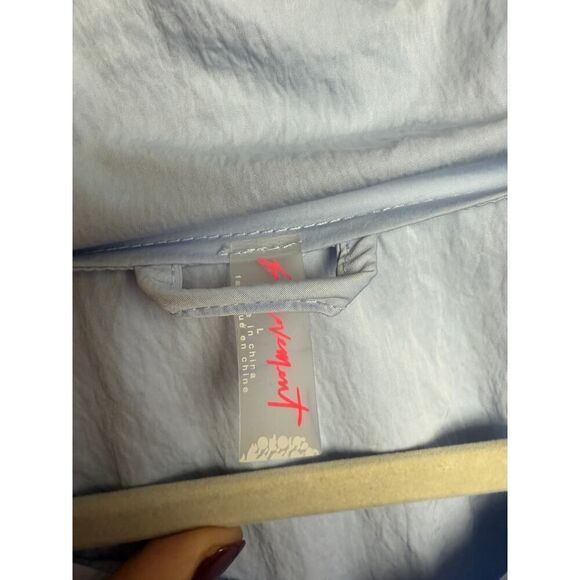 Free People Movement Thanks a Bunch Jacket in Periwinkle Dreams Sz. L - Picture 4 of 6